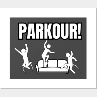 Parkour! Posters and Art